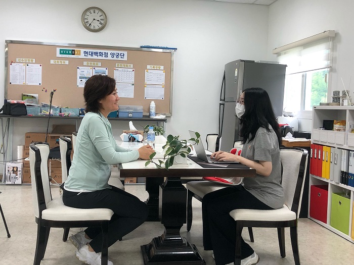 An interview with Ms Eun Kyoung Lee. Photo Credit: Ria Ju