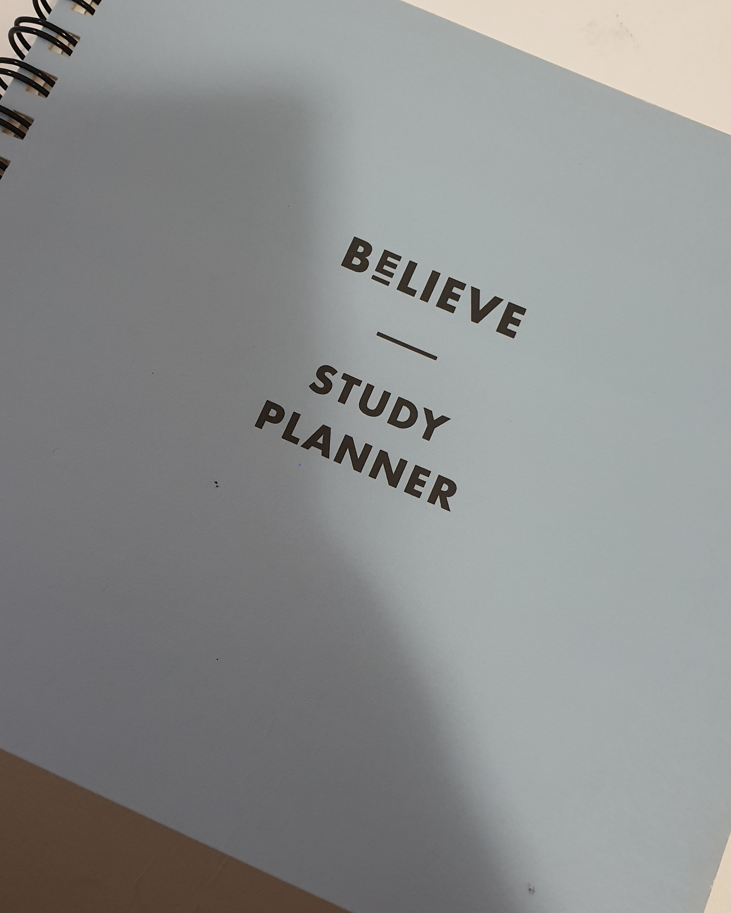 [photo of study planner, Photo Credit to Yujin Son]