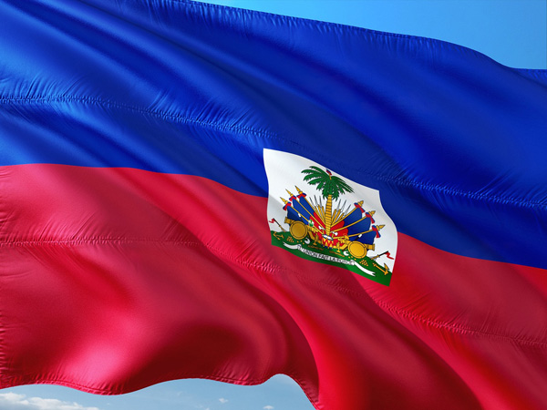 [Photograph of the Haitian flag. Photo credit to Pixabay]