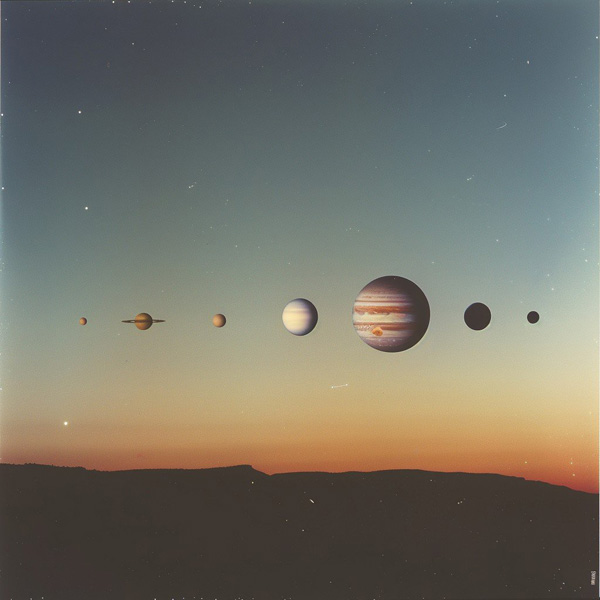 Seven planets in a planetary parade alignment will be visible ...
